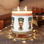 Load image into Gallery viewer, Queen Nefertiti Bust Scented Candle - Full Glass, 11oz
