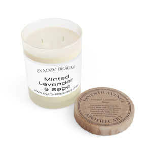 Minted Lavender & Sage Scented Candle