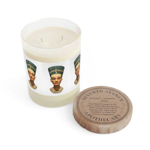 Queen Nefertiti Bust Scented Candle - Full Glass, 11oz