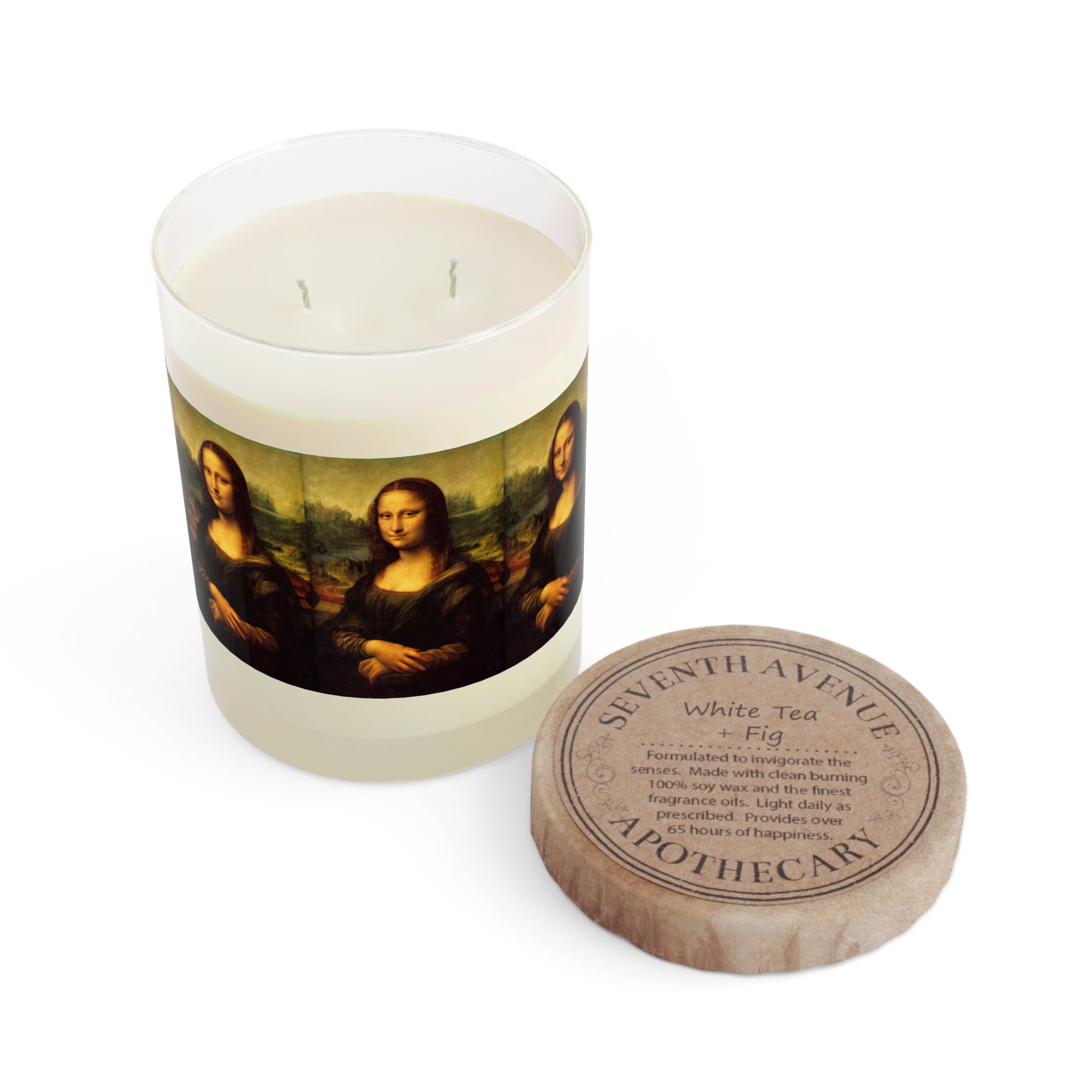 Mona Lisa Scented Candle - Full Glass, 11oz