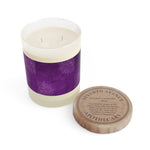 Load image into Gallery viewer, Deep Purple Scented Candle - Full Glass, 11oz
