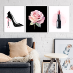 Load image into Gallery viewer, Pretty Pink Rose Matte Canvas
