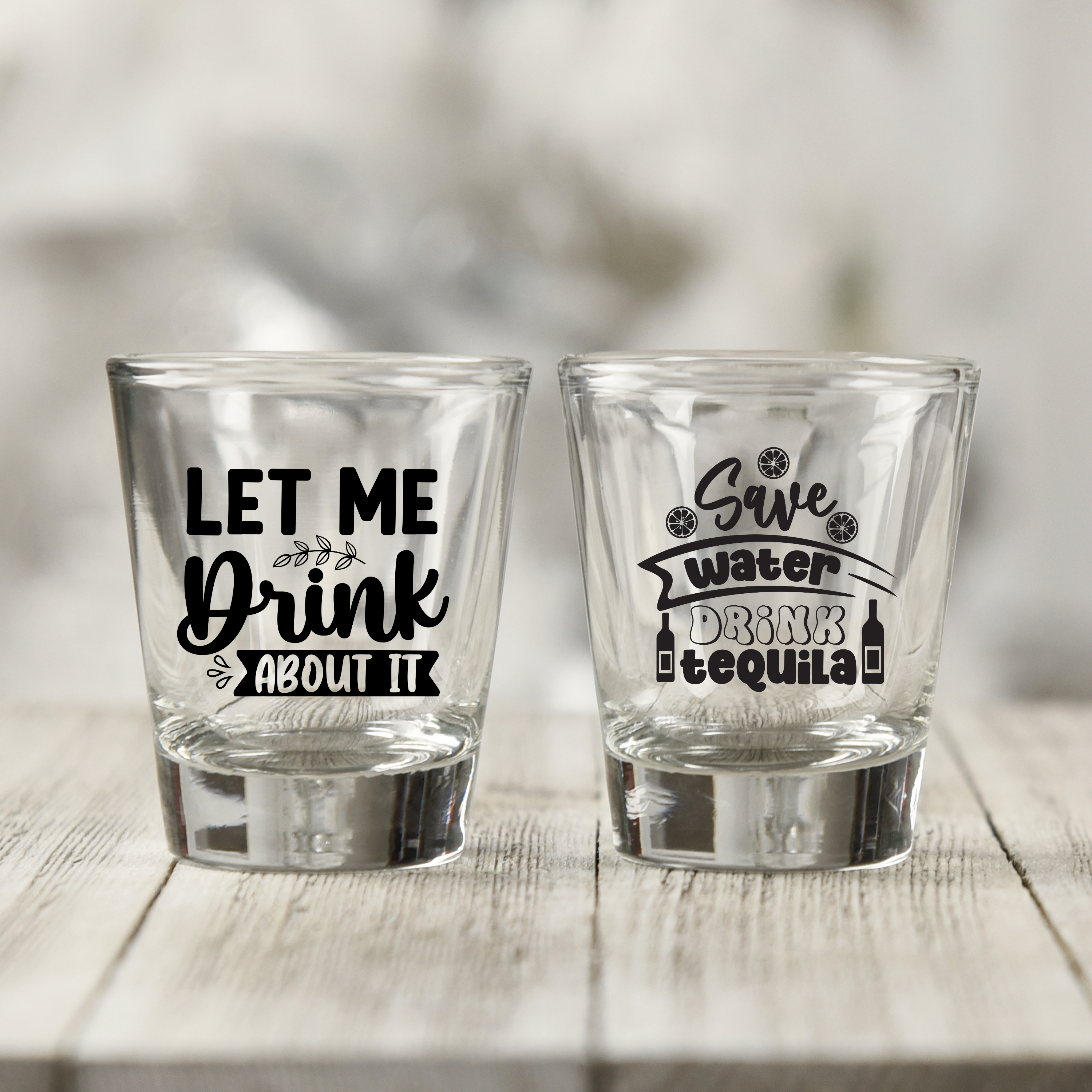 Save Water Drink Tequila Shot Glass, 1.5oz